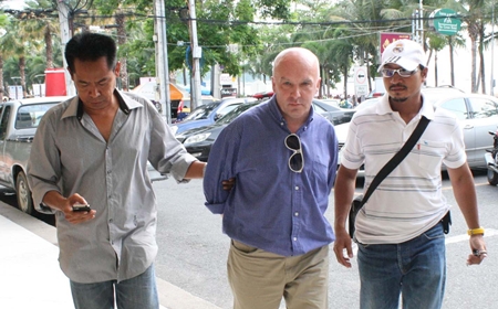 Robert Patrick Anderson is brought in to face charges of using a fake ATM card. 