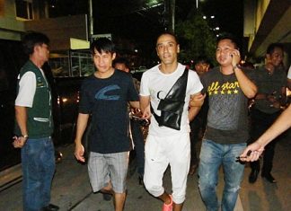 Police finally caught Nadir Ladmia after he had been hiding amongst clothing racks in a local mall.