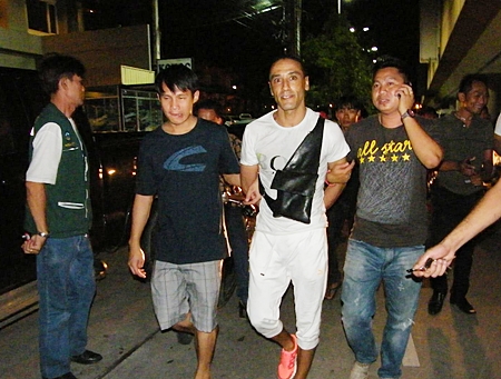 Police finally caught Nadir Ladmia after he had been hiding amongst clothing racks in a local mall. 