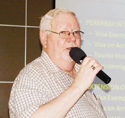 Pattaya City Expats were fortunate to have Board Member, and Newsletter and Website Editor, Darrel Vaught to detail the vexed area of obtaining visas and other immigration issues that falangs will have to deal with when seeking to live in the ‘Land of Smiles’.