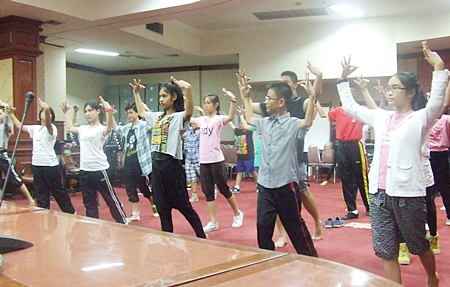 Young ambassador hopefuls perform beautifully, even though they’ve only had a very short time to practice.