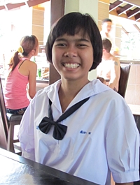 The photo Bruce supplied showing 16-year-old Sarocha in May 2012. 