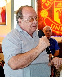 Immediate Past Chairman Michel de Goumois announces the members dinner to be held this month at the Purple Space Monkey in Jomtien.