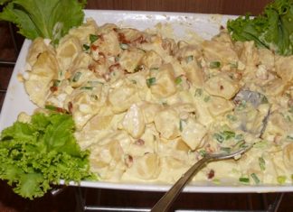 Delicious German potato salad.