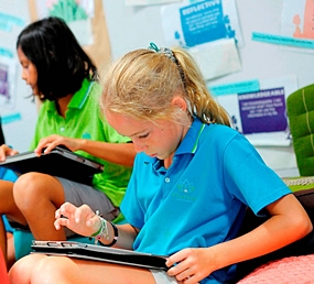 Ahead of the curve: In addition to its facilities and resources, PIADS’ ‘virtual’ learning environments were singled out for commendation. 