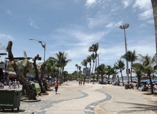 The beachfront promenade might be brighter now, but it is also much hotter.