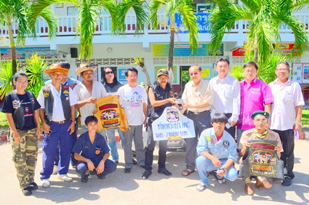 Over 70,000 baht was raised for Banglamung School at the Thappraya Motorcycle Club’s first ever Bikers Night.
