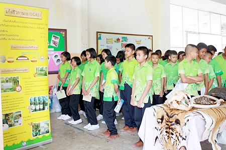 Sattahip students learn about sustainable use of natural resources, and how to live more in harmony with nature.