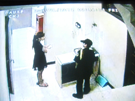 Police released this security camera image of the suspect and predict an imminent arrest.