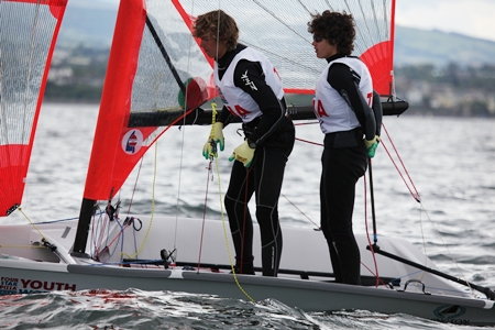 Don and Dylan Whitcraft placed 4th place in the 29er Silver Fleet. (Photo/Malee Whitcraft)