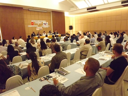 The seminar was well attended by those with a vested interest in the Pattaya real-estate scene. 