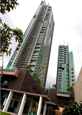 Raimon Land’s luxurious ‘The River’ condominium project in Bangkok.