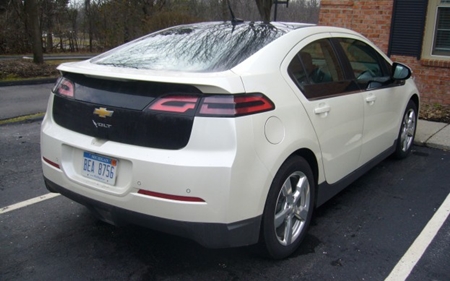 Chevrolet Volt rear view. 