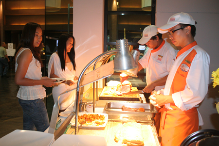 The food Amari put on is delicious.