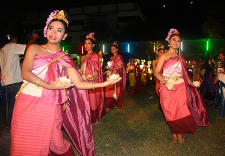 The event features performances from different classes of the school.