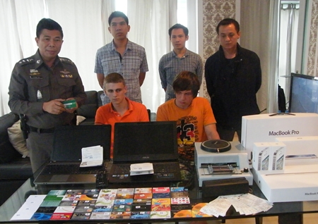 Estonians Maksim Prijatkin and Aleksandr Melnik are suspected of being part of a larger fraud ring that may involve Thai nationals. 