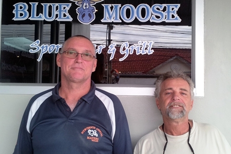 Matt Millar, left, with Kenny Cooke. 