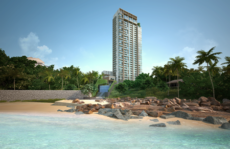 An artist’s impression shows the completed project.