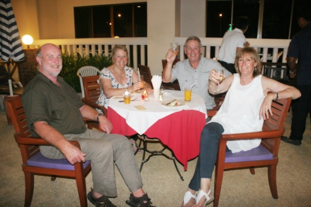 Cheers! Here’s to a fabulous night by the pool.