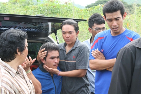 Family members are in shock over Prasert Khaengkhan’s death. 