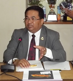 Suphanat Donjan, managing director of local promoter Media Empire Co., says Miss Tourism World contestants will be touring Pattaya Dec. 6. 