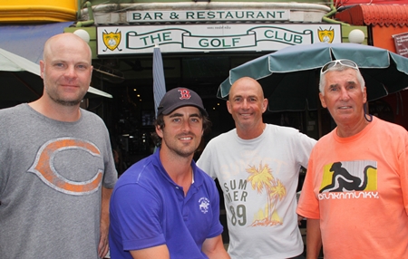 Mike Newbert, Ben Denham, Capt. Phil Smedley & Henry O’Brien.