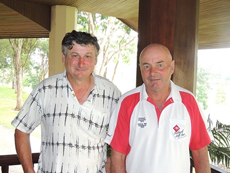 Day 2 winners, Tony Pieroni (left) with Capt’ Steve.