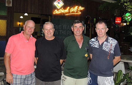 (Left-right) Paul Greenaway, Sel Wegner, Tim Knight & JinJo O’Neill. 
