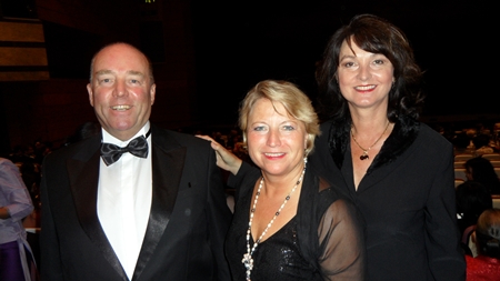 (From left) The German Ambassador Rolf Schulze, State Minister Cornelia Pieper and Mrs, Petronella Schulze.  