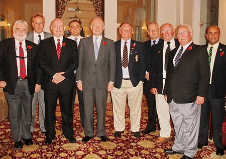 Some of our members with William Hague, the British Foreign Secretary.