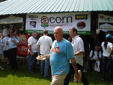 We fed and watered over 300 after the service.