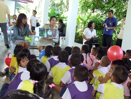 Reading aloud really got these children captivated even after reading it dozens of times.