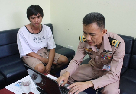 Seaman Wuthichai Suebsunthorn, willing to pay to get out of military service, fell for a common scam. 
