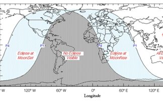 The path of the penumbral lunar eclipse on November 28. Thailand s in the area that will experience the entire eclipse, weather permitting.
