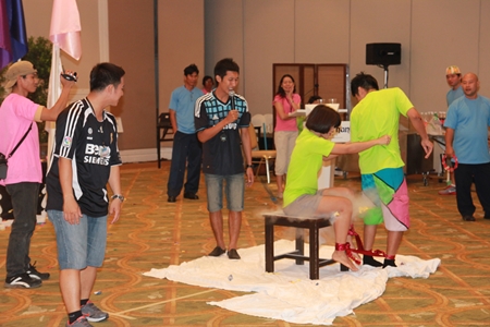 The day is filled with fun and laughter for the employees.