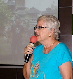 Chair Pat Koester & friend Donna Westendorf had a trip to escape Songkran earlier this year, and in this week’s presentation they told us of their adventures on the picturesque island of Bali.