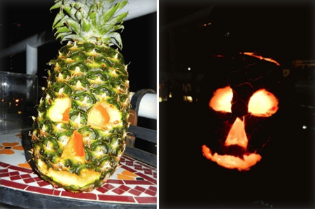 Jerry overcame this in fine Thai style with his ‘Sapparot - O - Lantern’. 