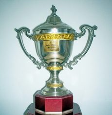 The John Preddy Trophy - waiting for a new name to be added on November 23.