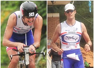 Stephane Bringer in action at the Triathlon Thailand Championships in Rayong.