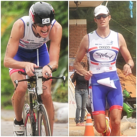 Stephane Bringer in action at the Triathlon Thailand Championships in Rayong. 