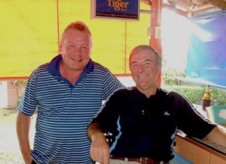 Neil Jones (left) & Bob Duxbury - winner & runner-up at Treasure Hill.