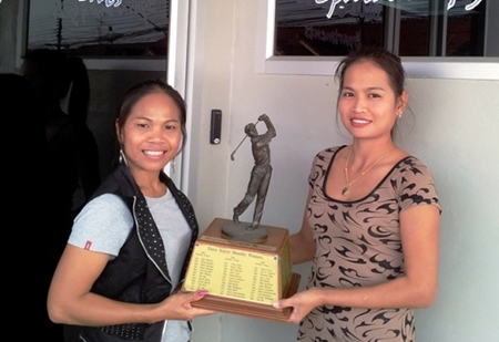 Oiy St. Laurent (left) with Gay.