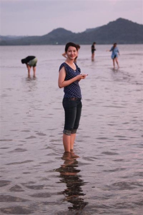 The Waeru estuary, where fresh water meets the sea.