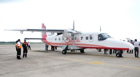 Solar Air’s new Dornier 228 that will be used on the new routes. 