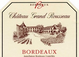 Château Grand Rousseau label