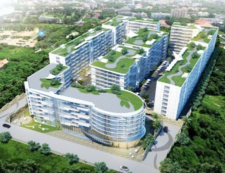 An artist’s impression of the Golden Tulip Hotel and Residence Pattaya project.
