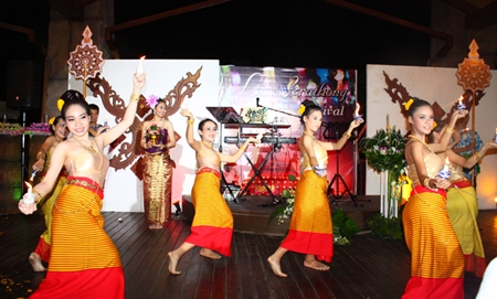 The Loy Krathong celebrations at Centara Grand Mirage Beach Resort Pattaya feature a magical Thai dance.