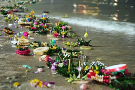 The beach cleaners will have their work cut out for them come morning. 