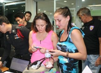 Irina Lyubaykina and Elena Klepechina have been arrested for an alleged rampage at a South Pattaya 7-Eleven.