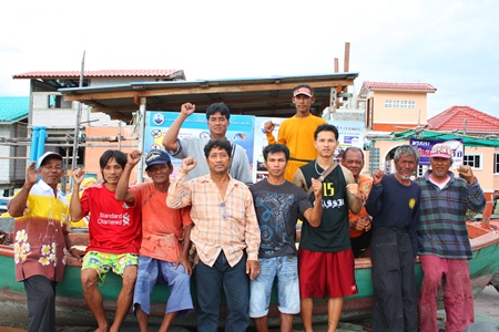Members of the Naklua Small Fishing Boats group are determined to continue preserving the ecosystem in Naklua Bay.